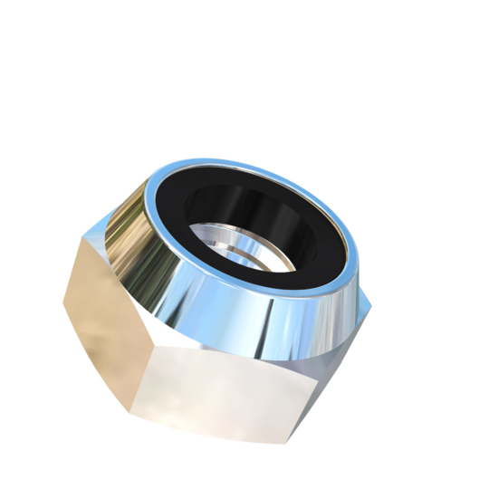 Titanium M5-0.8 Pitch Allied Titanium Hex Lock Nut, Low Profile